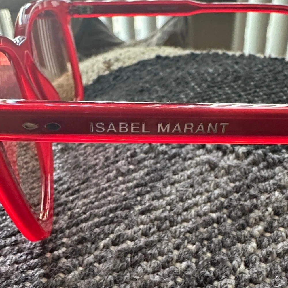 Isabel Marant Adult Vibrant Red  Sunglasses